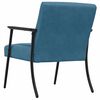 vidaXL Fauteuil Blauw 59 x 75 x 78 cm Fluweel
