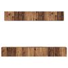 vidaXL Tv-meubelset Wandgemonteerd 5 pcs Oud Hout Bewerkt hout