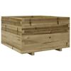 vidaXL Plantenbak 80x80x49,5 cm ge&iuml;mpregneerd grenenhout