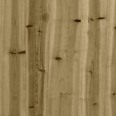vidaXL 12-delige Loungeset met kussens geïmpregneerd grenenhout