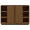 vidaXL Dressoir 120x35x80 cm massief grenenhout honingbruin