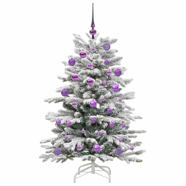 vidaXL Kunstmatige Inklapbare Kerstboom Wit 120 cm PE en PVC