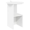 vidaXL Bijzettafel Wit &Oslash; 39,5 x 55 cm Bewerkt hout