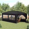 vidaXL Partytent 3x6 m antraciet