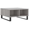 vidaXL Salontafel 60x60x30 cm bewerkt hout grijs sonoma eikenkleurig