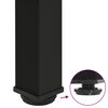 vidaXL Bartafelpoten 4 st 110-112 cm staal zwart