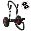 vidaXL SUP trolley voor surfplank inklapbaar 45 kg aluminium