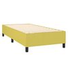 vidaXL Boxspring met matras en LED stof groen 100x200 cm
