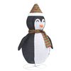 vidaXL Kerstpingu&iuml;n decoratief LED 90 cm luxe stof