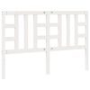 vidaXL Hoofdbord 156x4x100 cm massief grenenhout wit