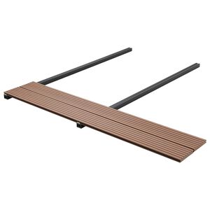 vidaXL Terrasplank 90 pcs Licht Bruin WPC
