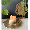 Lesli Living Blad op standaard decoratief goudkleurig