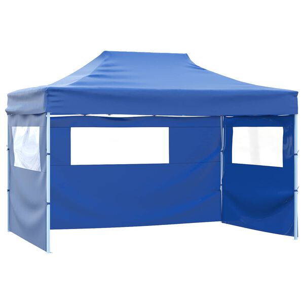 vidaXL Partytent Blauw 291 x 431 x 315 cm Oxford Stof