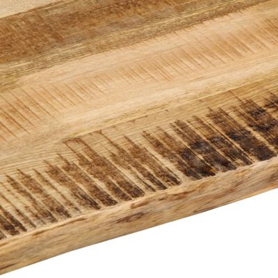 vidaXL Tafelblad met natuurlijke rand 70x60x2,5 cm massief mangohout