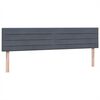 vidaXL Boxspring met matras fluweel donkergrijs 200x210 cm