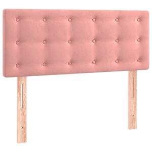 vidaXL Hoofdbord 80x5x78/88 cm fluweel roze