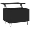 vidaXL Salontafel 60x44,5x45 cm bewerkt hout zwart
