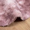 vidaXL Hoogpolig vloerkleed NAVARRA 160x160 cm polyester stoffig roze