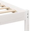 vidaXL Bedframe Wit 120 x 190 cm Massief grenenhout
