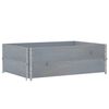 vidaXL Palletopzetranden 2 st 120x80 cm massief grenenhout grijs