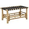 vidaXL Tuinbank 80 x 38 x 40 cm Bamboe Naturel Rechthoekig