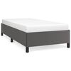 vidaXL Bedframe kunstleer grijs 100x200 cm