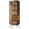 vidaXL Hoge kast 40x30x126 cm massief mangohout