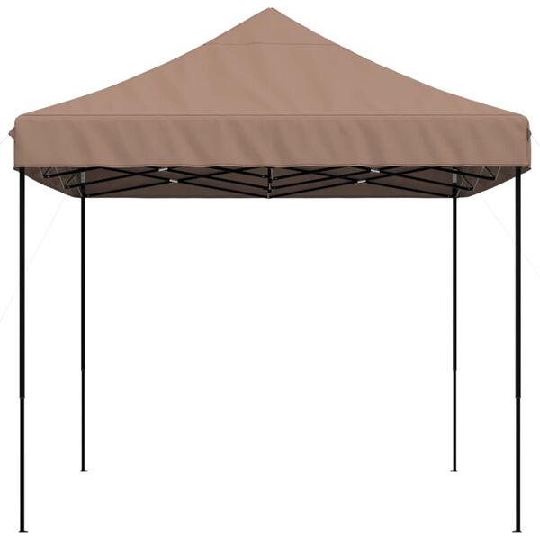 vidaXL Partytent inklapbaar pop-up 410x279x315 cm bruin