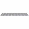 vidaXL Trap Tread Rechthoekig 2 pcs Zilver 75 x 25 cm Aluminium
