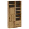 vidaXL Bijzetkasten 4 st ODDA 40x24x79 cm massief grenenhout
