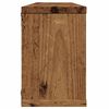vidaXL Wandschappen kubus 6 st 60x15x23 cm bewerkt hout oud houtkleur
