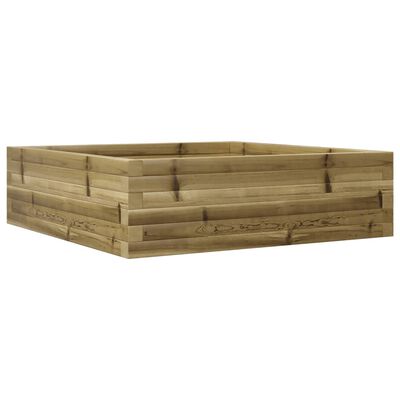 vidaXL Plantenbak 80x80x23 cm geïmpregneerd grenenhout