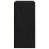 vidaXL Boekenkast 31x24x52 cm bewerkt hout zwart eikenkleurig