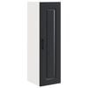 vidaXL Vaatwasserpaneel Kalmar Zwart 30 x 31 x 100 cm Bewerkt hout