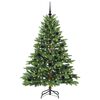 vidaXL Kunstkerstboom met 150 LED met standaard Groen 150 cm PE en PVC