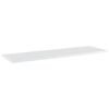 vidaXL Wandschappen 8 st 100x30x1,5 cm spaanplaat hoogglans wit