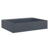 vidaXL Wastafel 50x38x11 cm mineraal gegoten/marmer gegoten antraciet