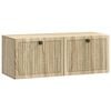 vidaXL Wandbeugel TV-kast Sonoma Eiken 78,5 x 31 x 30 cm Bewerkt hout