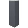 vidaXL Plantenbak driehoek 30x26x75 cm staal antracietkleurig