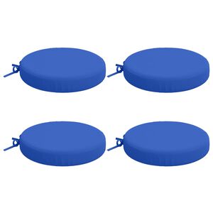 vidaXL 4-Piece Zitkussens SOEST 4 st 100% Polyester Koninklijk Blauw