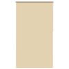 vidaXL Rolgordijn verduisterend 140x230 cm stofbreedte 136,6 cm beige