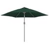 vidaXL Vervangingsdoek voor parasol 300 cm groen