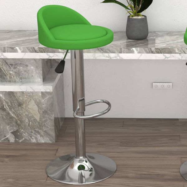 vidaXL Barkruk kunstleer groen