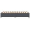 vidaXL Platform bedframe Donkergrijs 100 x 200 cm Stof