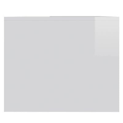 vidaXL Salontafel 90x50x41,5 cm spaanplaat hoogglans wit