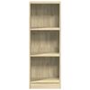 vidaXL Boekenkast 40x24x109 cm bewerkt hout sonoma eikenkleurig