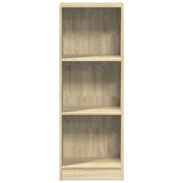 vidaXL Boekenkast 40x24x109 cm bewerkt hout sonoma eikenkleurig