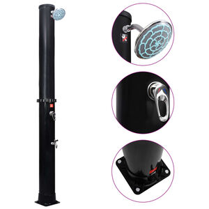 vidaXL Buitendouche solar met douchekop en kraan 40 L