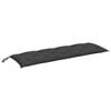 vidaXL Tuinbankkussen 150x50x7 cm stof gem&ecirc;leerd antracietkleurig