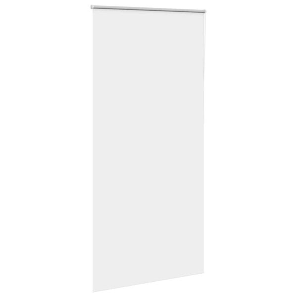 vidaXL Rolgordijn verduisterend 105x230 cm stofbreedte 100,7 cm wit